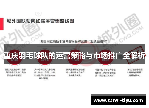 重庆羽毛球队的运营策略与市场推广全解析